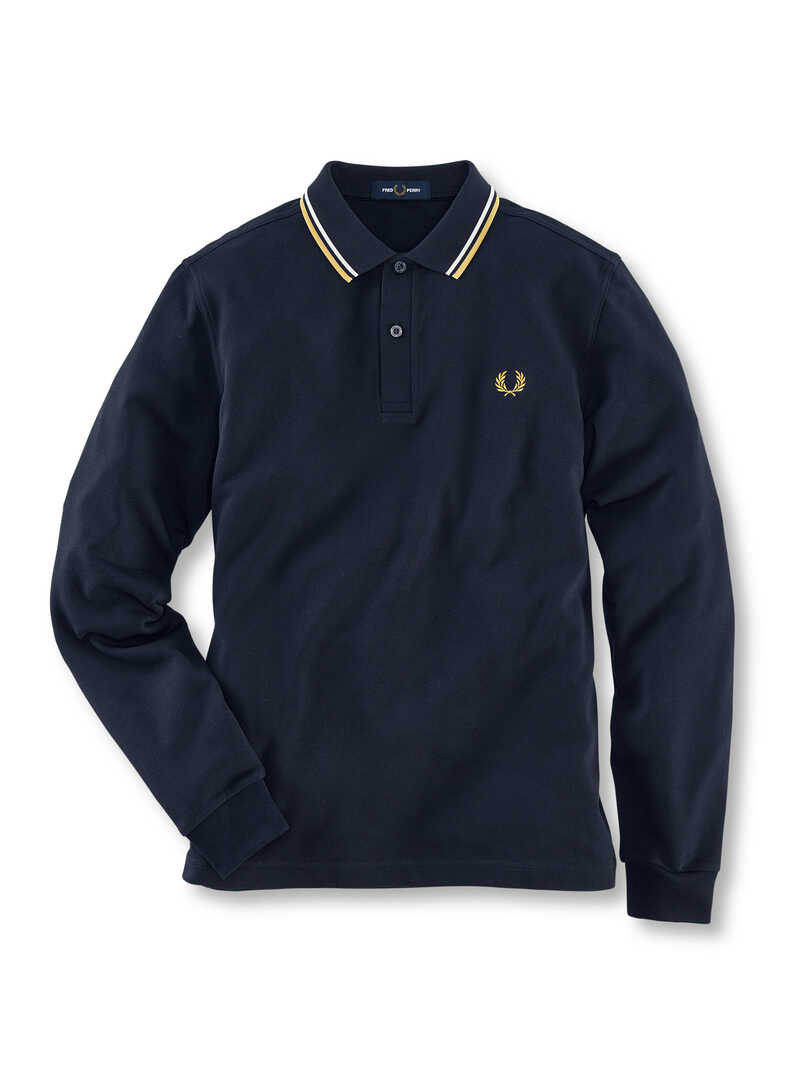 Langarm-Herren-Polo