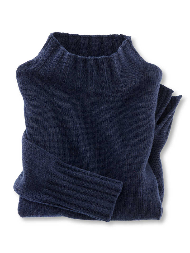 Turtleneck-Strickpullover fr Damen