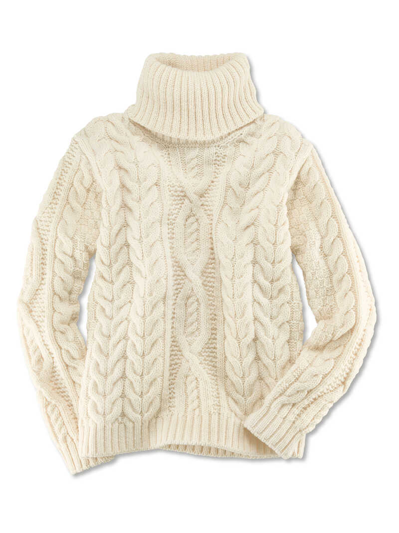 Aran-Strickpullover fr Damen