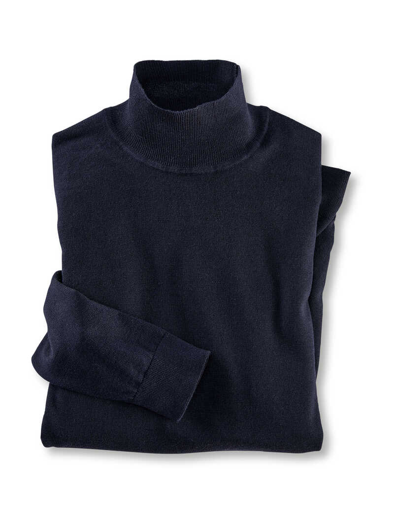 Merino-Rollkragenpullover fr Herren