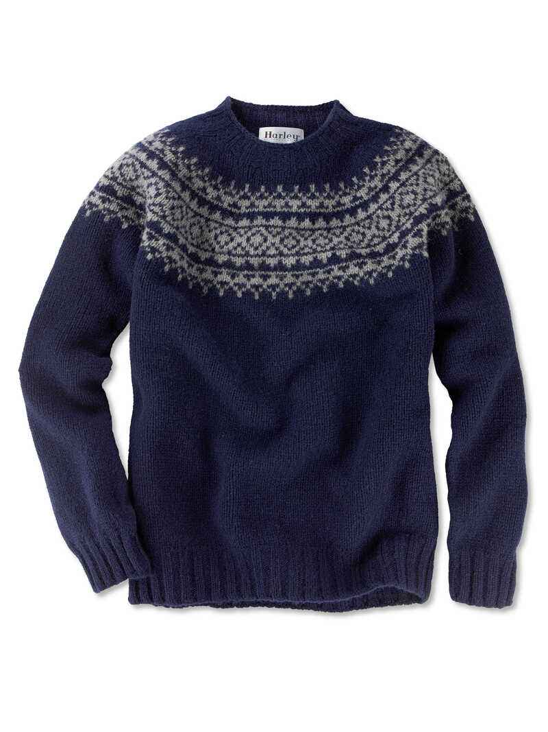 Fair-Isle-Herrenpullover