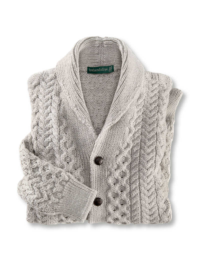 Aran-Herren-Cardigan