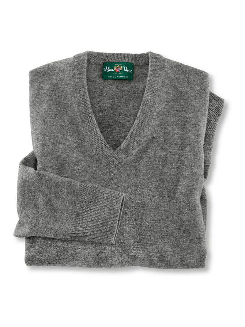  Kaschmirpullover in Grau