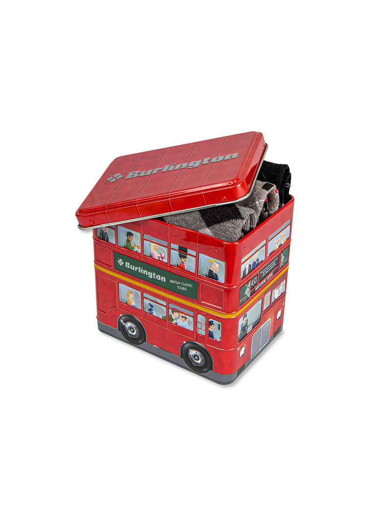 Burlingston-Socken-Set in Routemaster-Geschenkbox