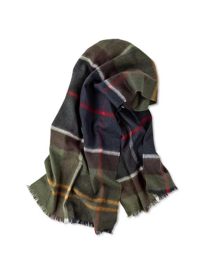 Lambswool-Schal Rosefield im Classic Tartan