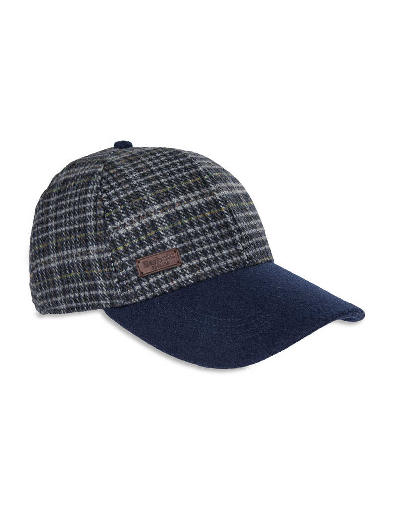 Barbour-Cap Clyde mit Hahnentrittmuster