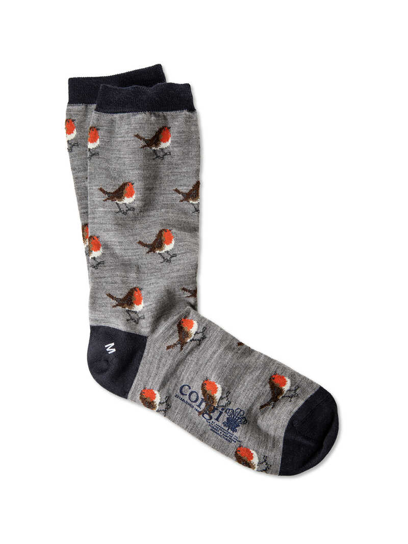 Damensocken Red Robin