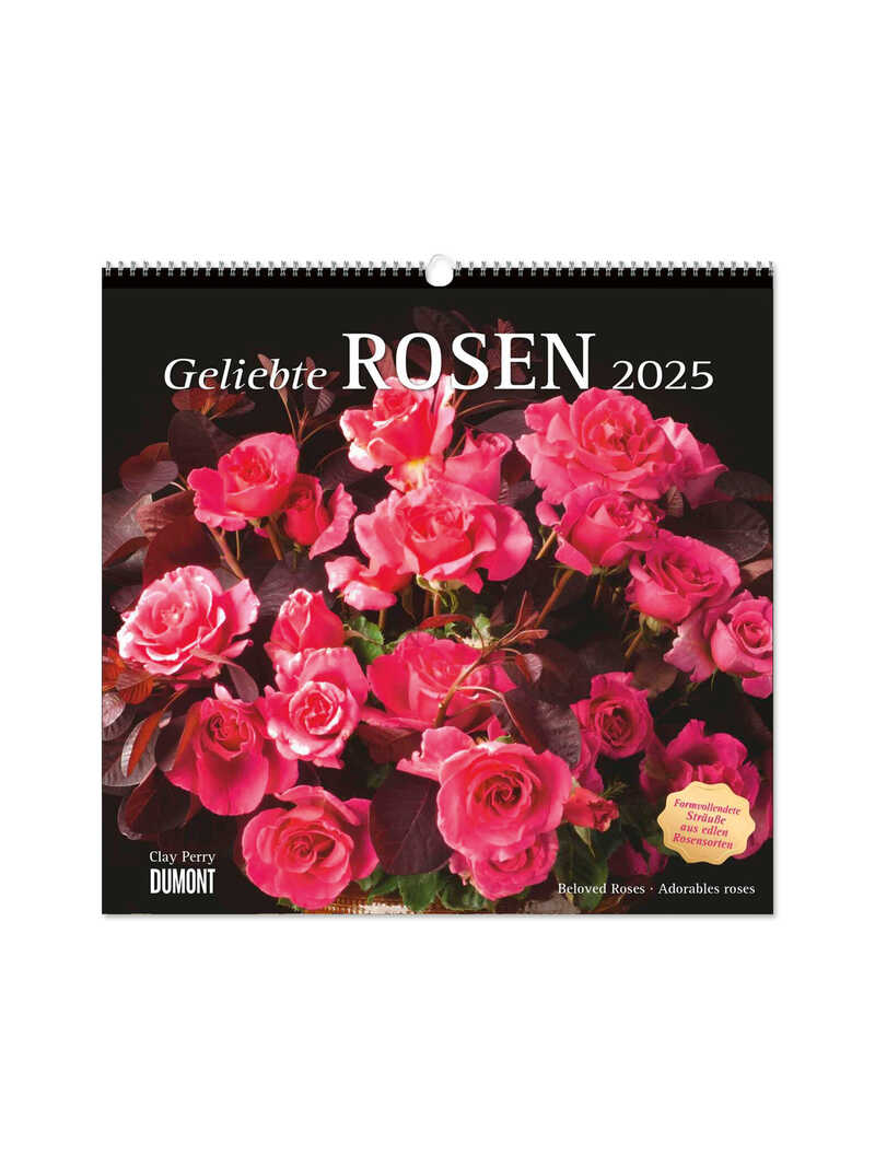 Wandkalender Geliebte Rosen 2025