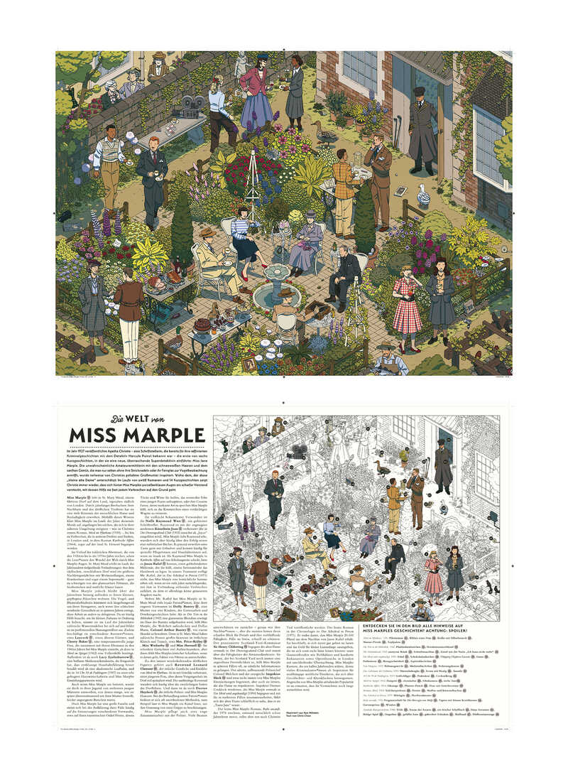 1.000-Teile-Puzzle Die Welt von Miss Marple