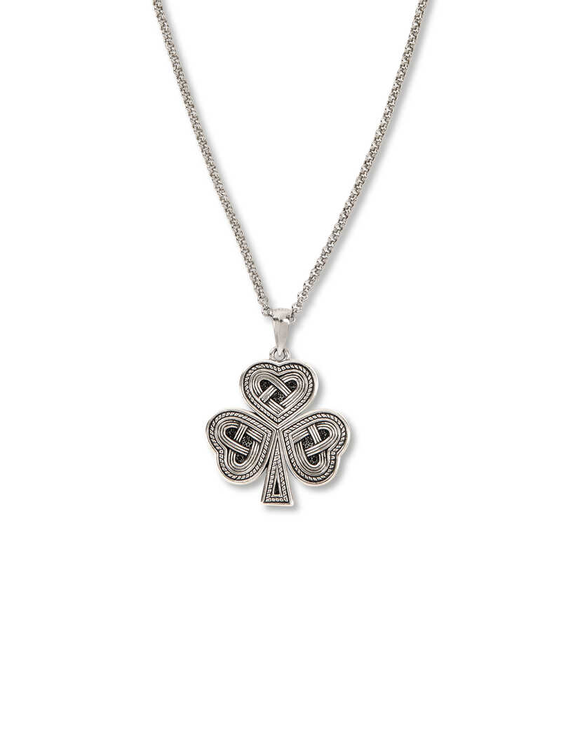 Silberkette Celtic Shamrock