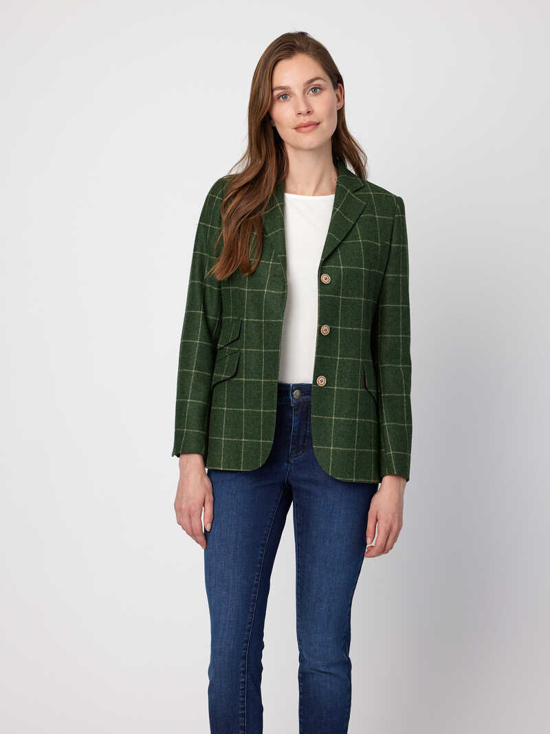 Blazer im Reiterstil aus  James-Crowther-Tweed