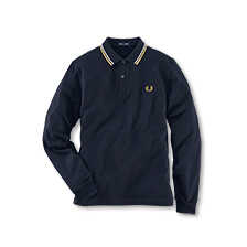 Langarm-Herren-Polo