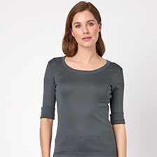 Rundhals-Damen-Shirt