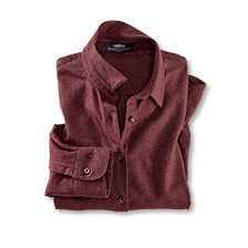 Rote Flanellbluse