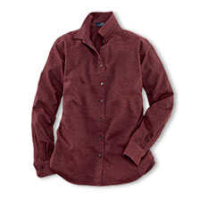 Rote Flanellbluse