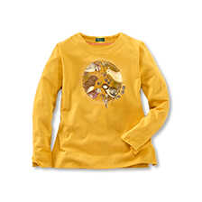 Gelbes Damen-Sweatshirt Birdie