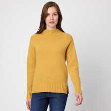 Damen-Wollpullover mit Turtleneck