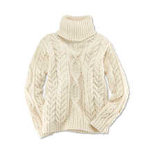 Aran-Strickpullover fr Damen