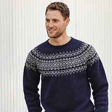 Fair-Isle-Herrenpullover