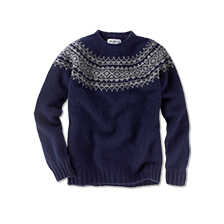 Fair-Isle-Herrenpullover