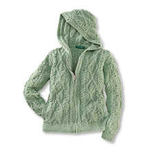 Aran-Strickhoodie aus Irland