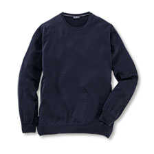 Rundhals-Merino-Pullover