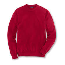 Roter Kaschmir-Pullover