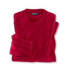 Roter Kaschmir-Pullover