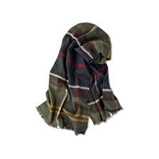 Lambswool-Schal Rosefield im Classic Tartan