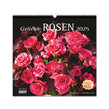 Wandkalender Geliebte Rosen 2025