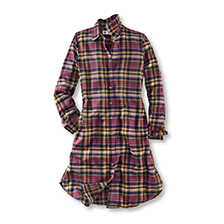 Flanell-Hemdblusenkleid Heather