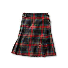 Midi-Kilt im Black Stewart Tartan